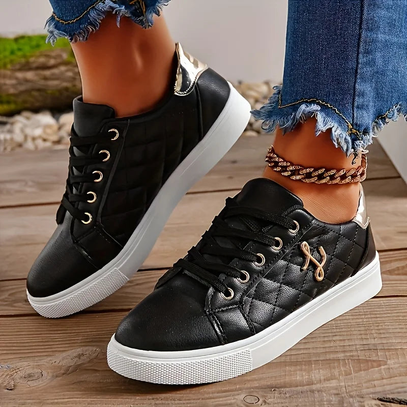 The Mile End Embellished Lace-Up Trainers