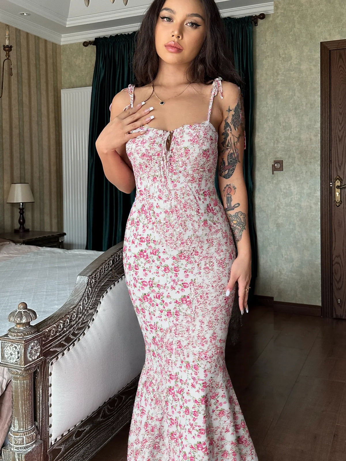 The Kew Floral Maxi Dress