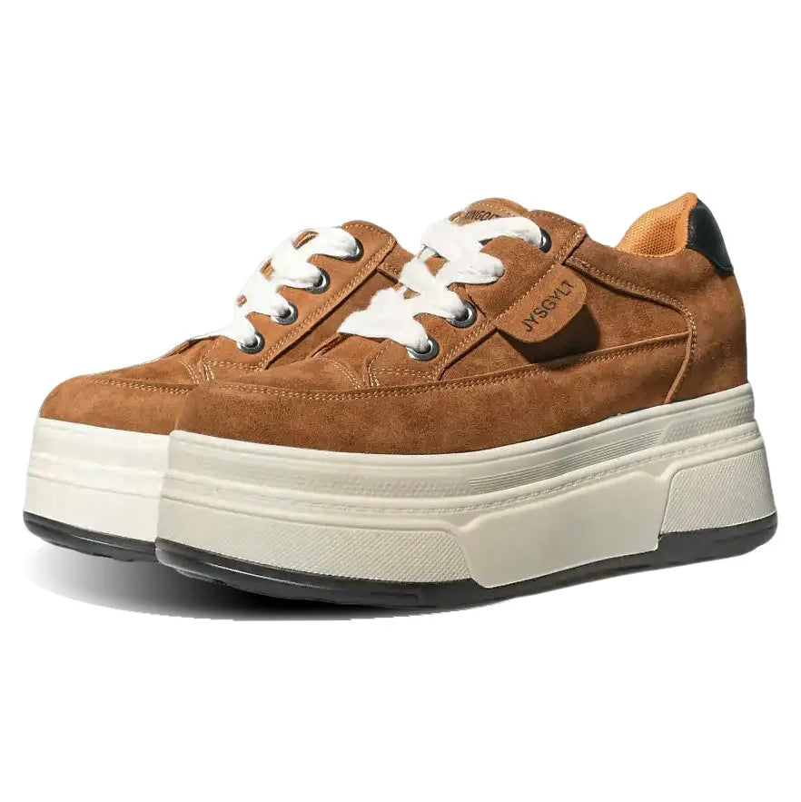 The Motspur Park Hidden-Heel Platform Trainers