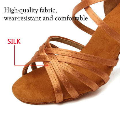 The Cockfosters Satin Dance Heels