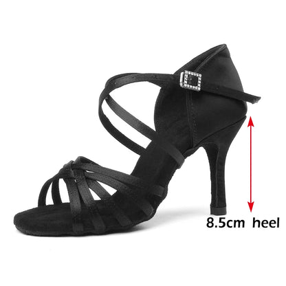 The Cockfosters Satin Dance Heels
