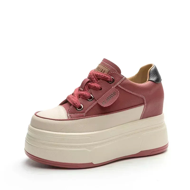 The Motspur Park Hidden-Heel Platform Trainers