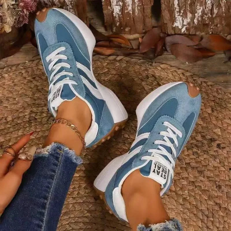 The Norwood Green Retro Running Trainers