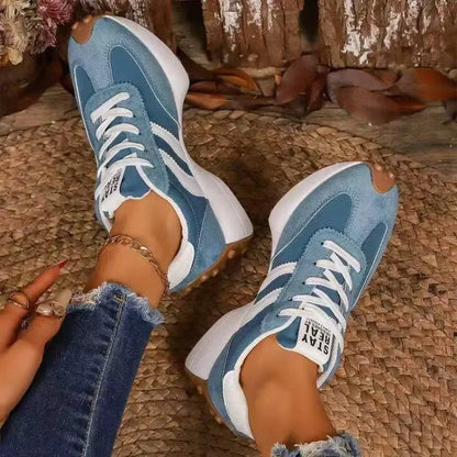 The Norwood Green Retro Running Trainers