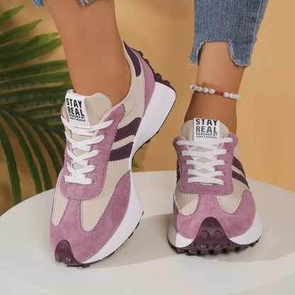 The Norwood Green Retro Running Trainers