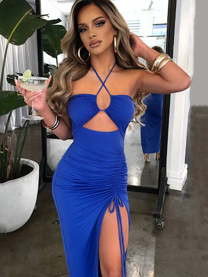 The Chelsea Backless Midi Dress