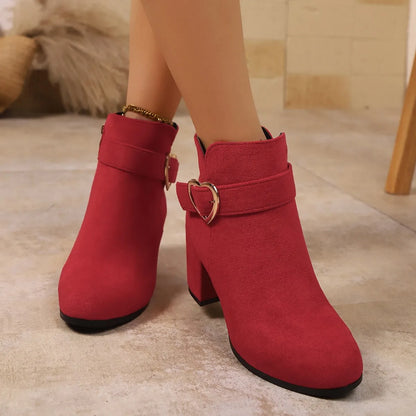 The Hainault Round-Toe Ankle Boots