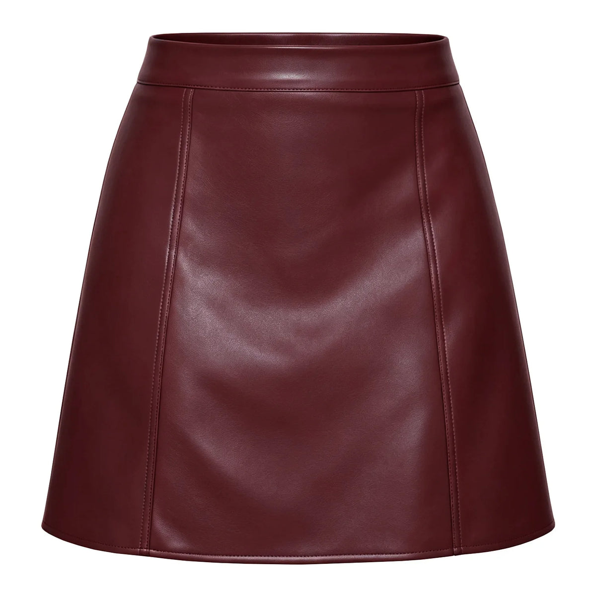 The Tottenham High-Waist Leather Skirt