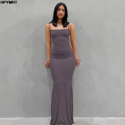 The Greenwich Satin Slip Maxi Dress