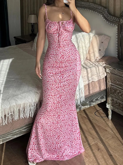 The Richmond Floral Tie-Front Midi Dress