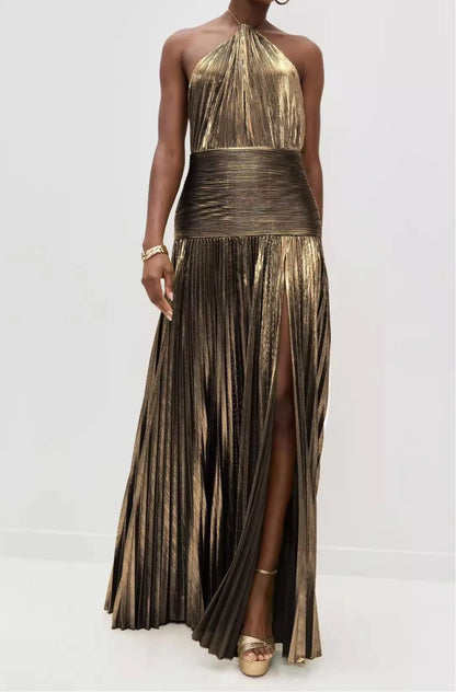 The South Woodford Halter Sash Gown