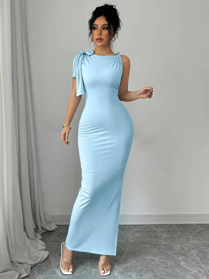 The Fitzrovia Twist-Shoulder Dress