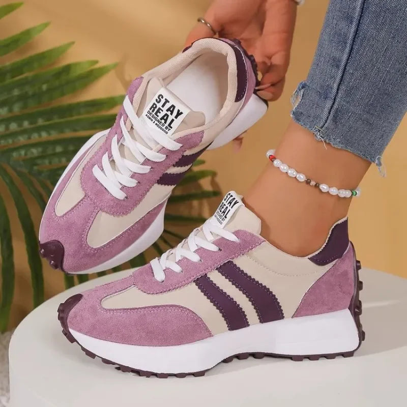 The Norwood Green Retro Running Trainers
