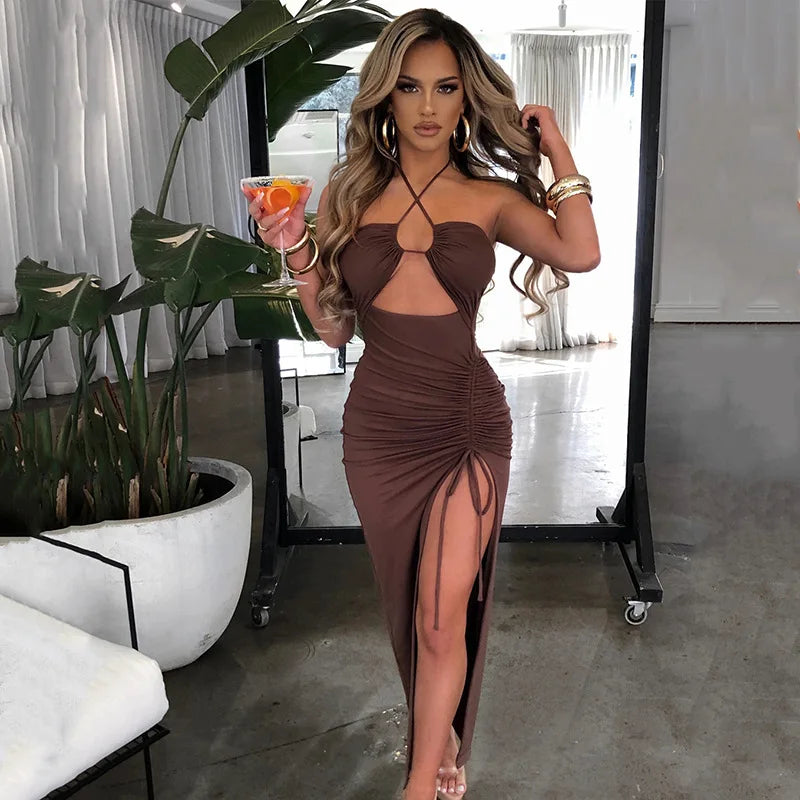 The Chelsea Backless Midi Dress