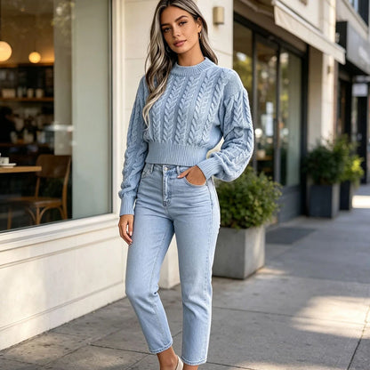 The Highams Park Cashmere Mock-Neck Jumper