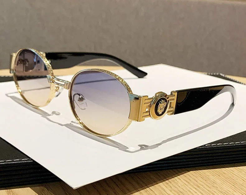 The Ickenham Vintage Oval Sunglasses