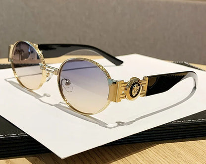 The Ickenham Vintage Oval Sunglasses