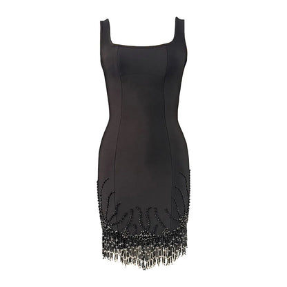The Belgrave Beaded Bandage Dress