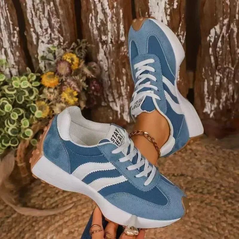 The Norwood Green Retro Running Trainers