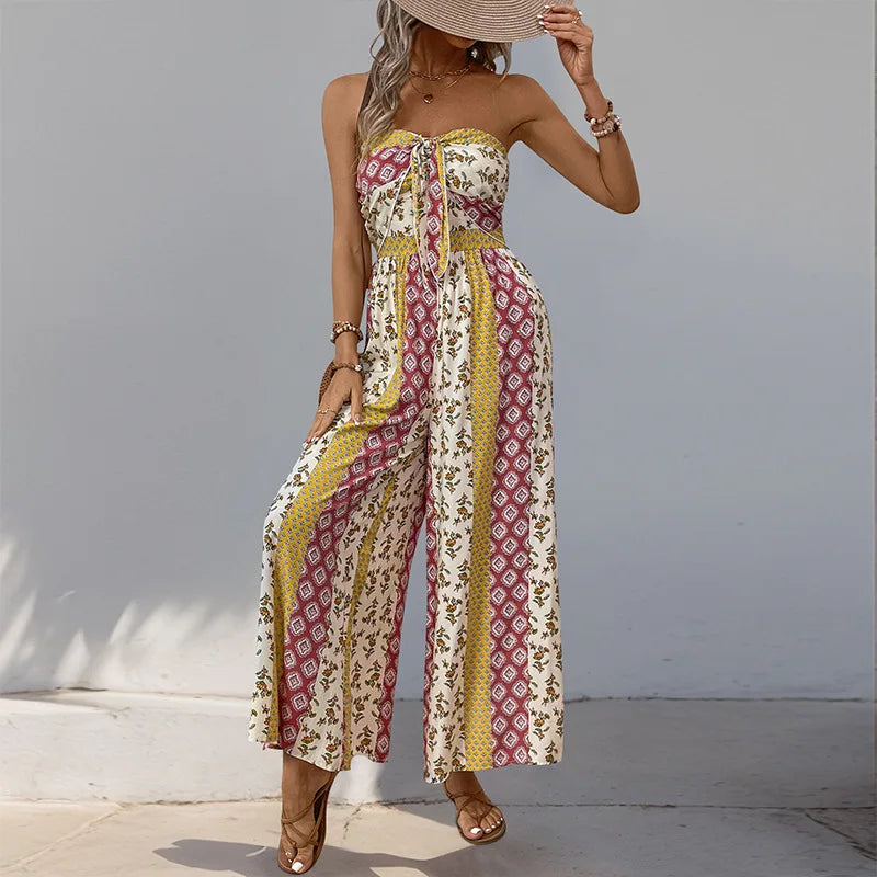 The Denmark Hill Wide-Leg Backless Jumpsuit