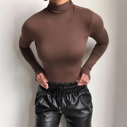The Edgware High-Neck Fitted Top