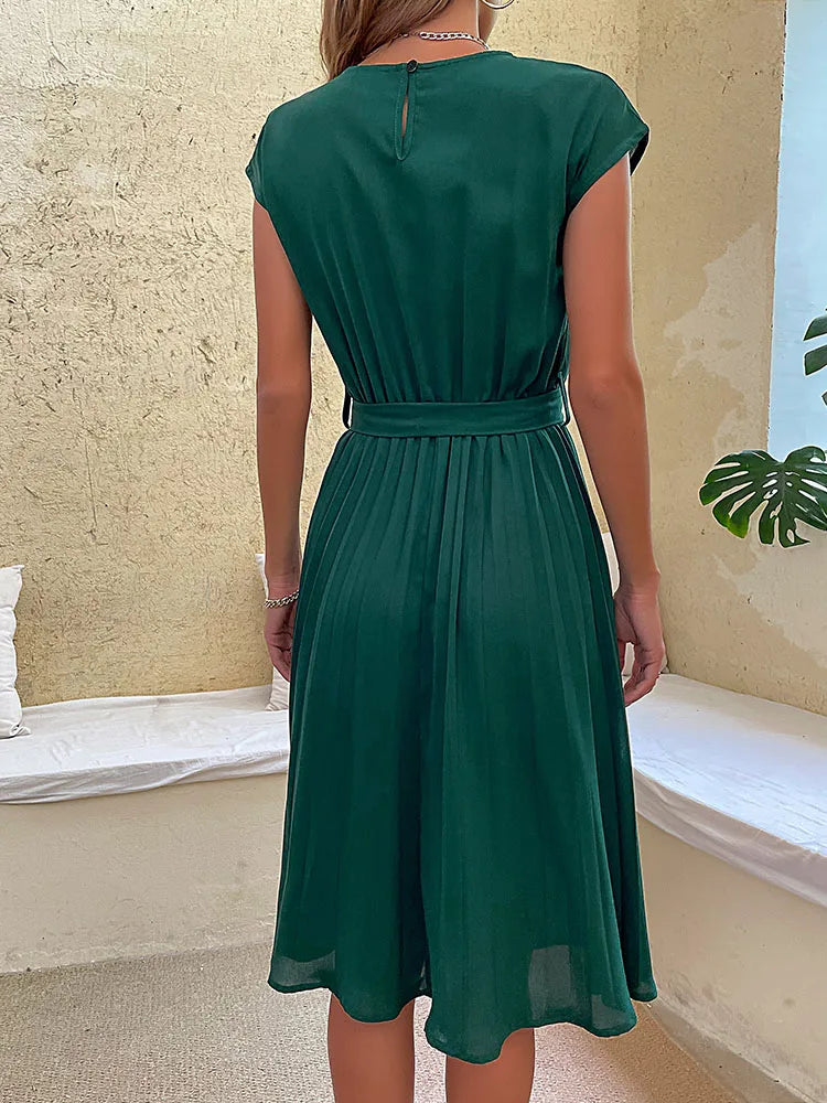 The Holland Park Pleated Tunic Dress