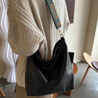 The Brixton Wide-Strap Shoulder Bag