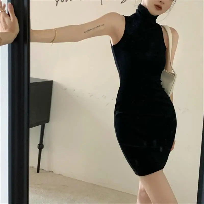 The Mayfair Pleated-Sleeve Bodycon Dress