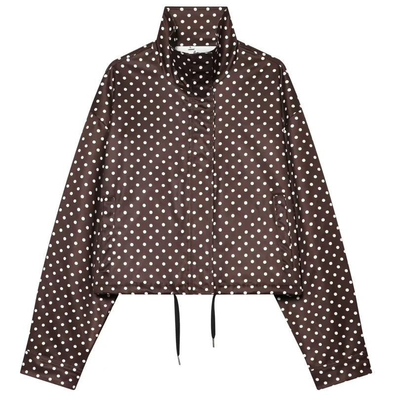 The Plumstead Polka Dot Bomber Jacket