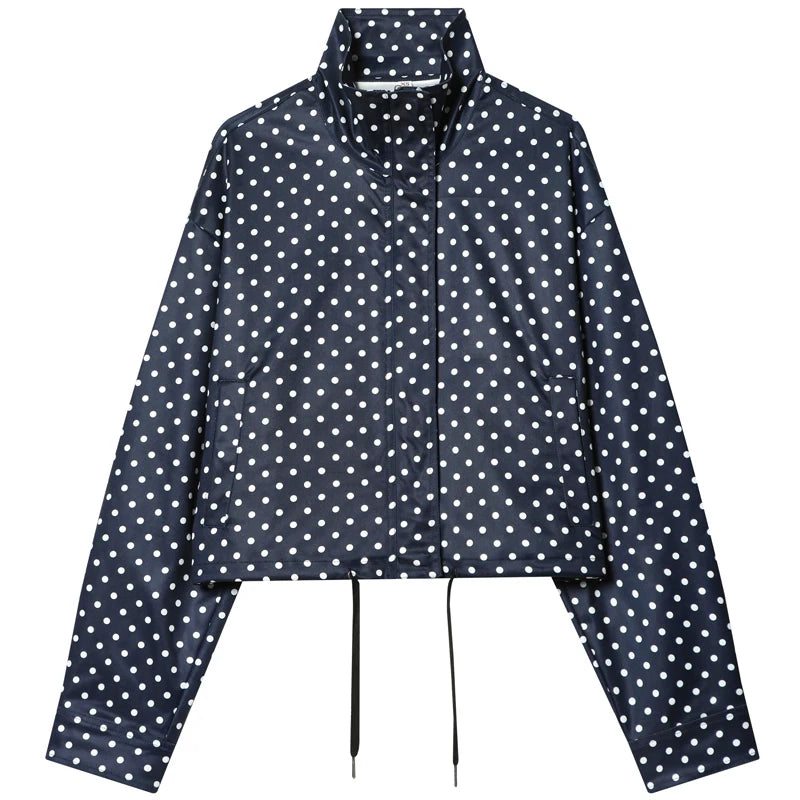 The Plumstead Polka Dot Bomber Jacket