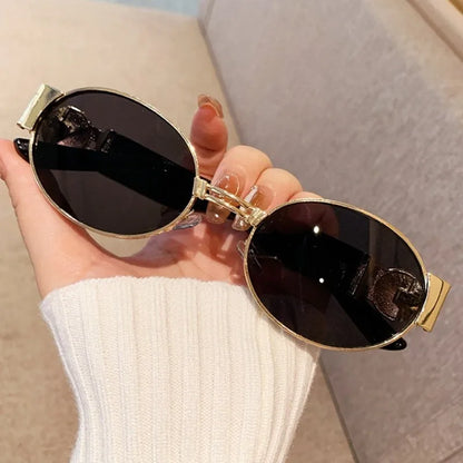The Ickenham Vintage Oval Sunglasses