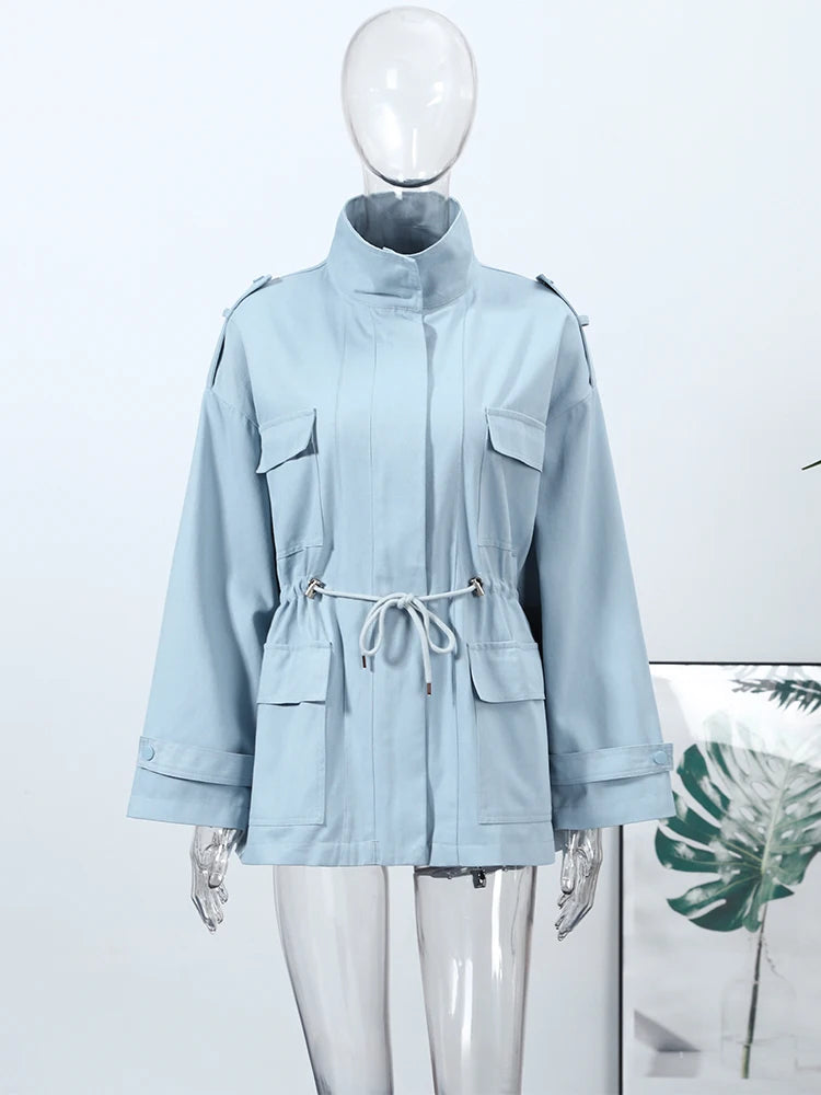 The Nunhead Suede Drawstring Jacket