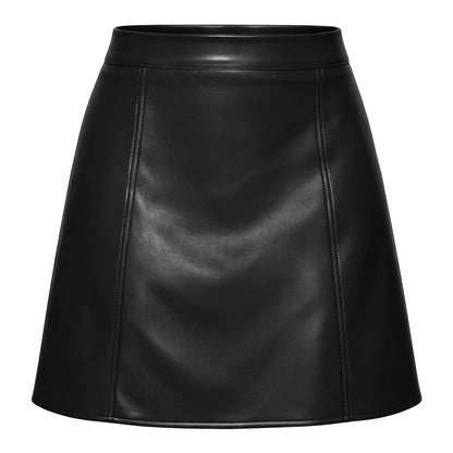 The Tottenham High-Waist Leather Skirt