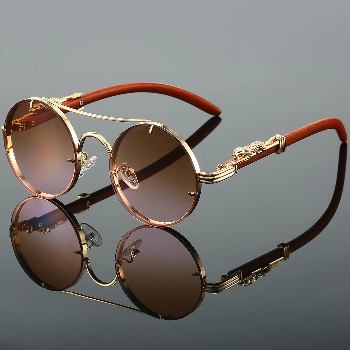 The Northwick Park Round Double-Bridge Sunglasses