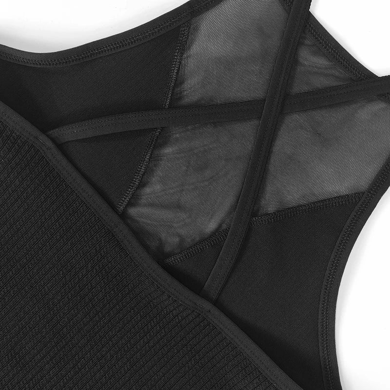 The Cheam Ribbed Backless Bralette