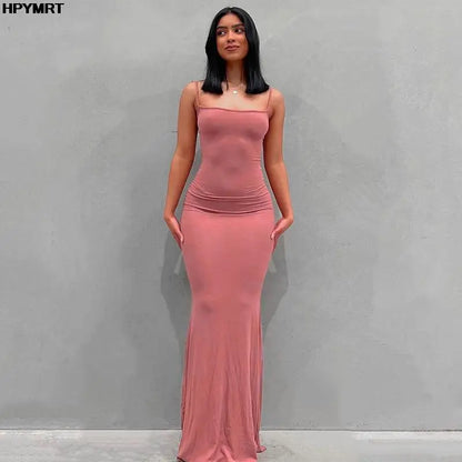 The Greenwich Satin Slip Maxi Dress
