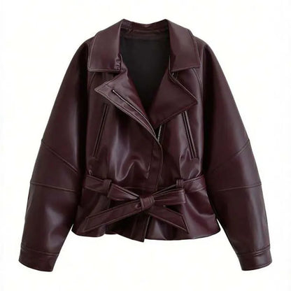 The Wood Green Faux Leather Trench Jacket