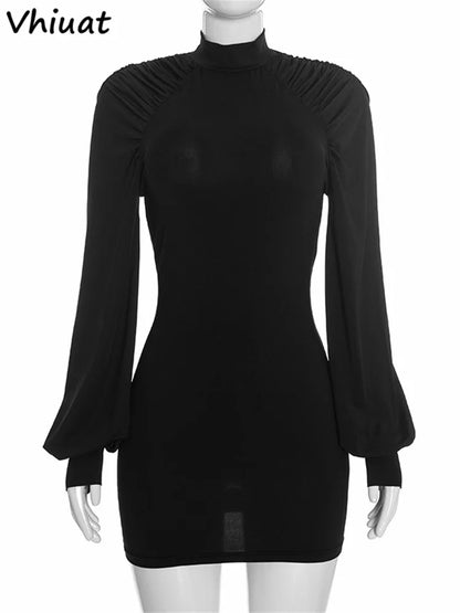 The Wembley Turtleneck Bodycon Dress