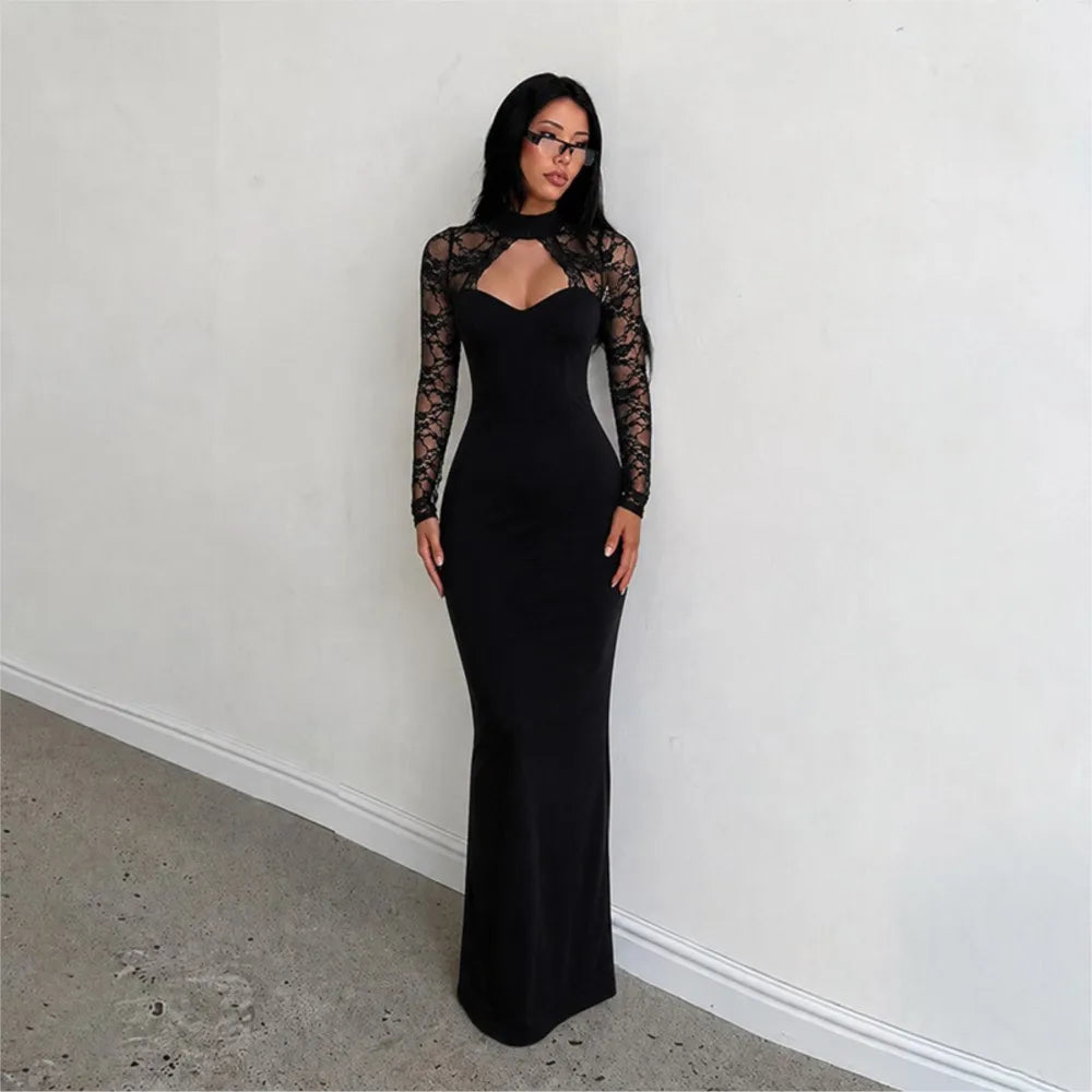 The Kensington Lace-Trim Bodycon Dress