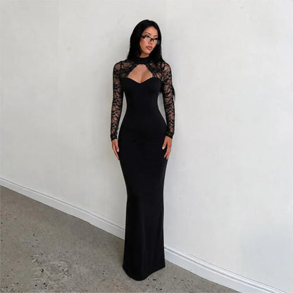 The Kensington Lace-Trim Bodycon Dress
