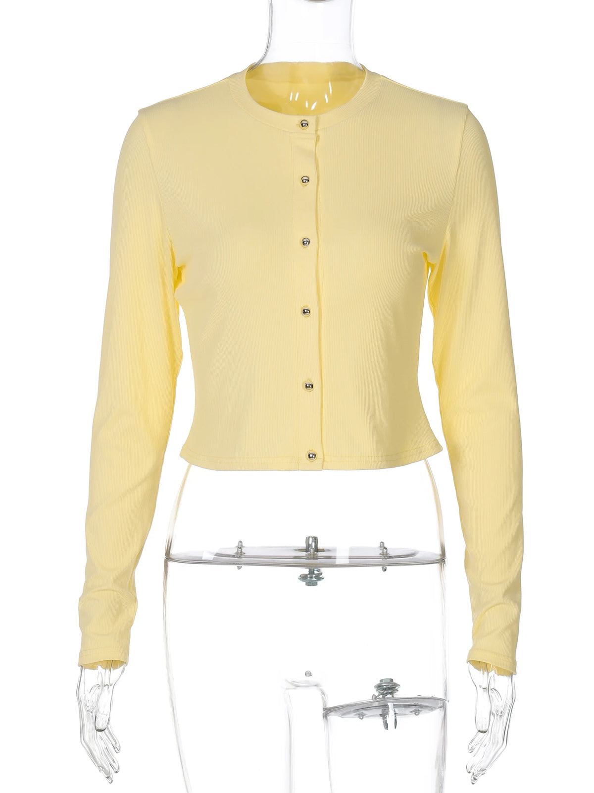 The Harlesden Buttoned Crop Cardigan