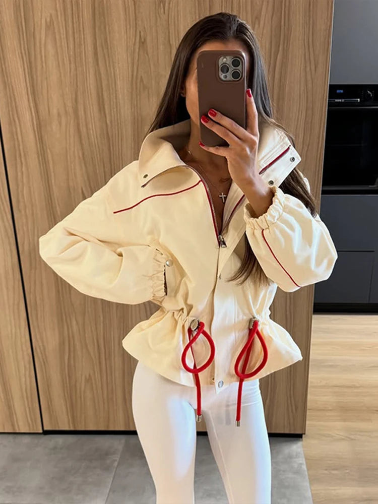 The Nunhead Suede Drawstring Jacket