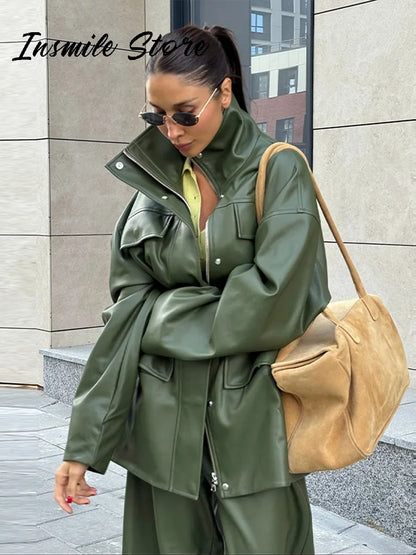 The Kilburn Cinched-Waist Biker Jacket