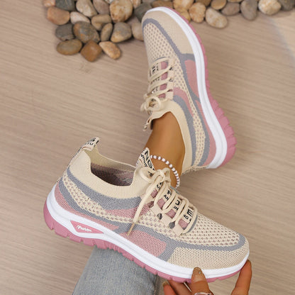 The West Wickham Two-Tone Patchwork Trainers