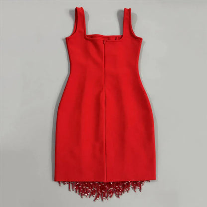 The Belgrave Beaded Bandage Dress