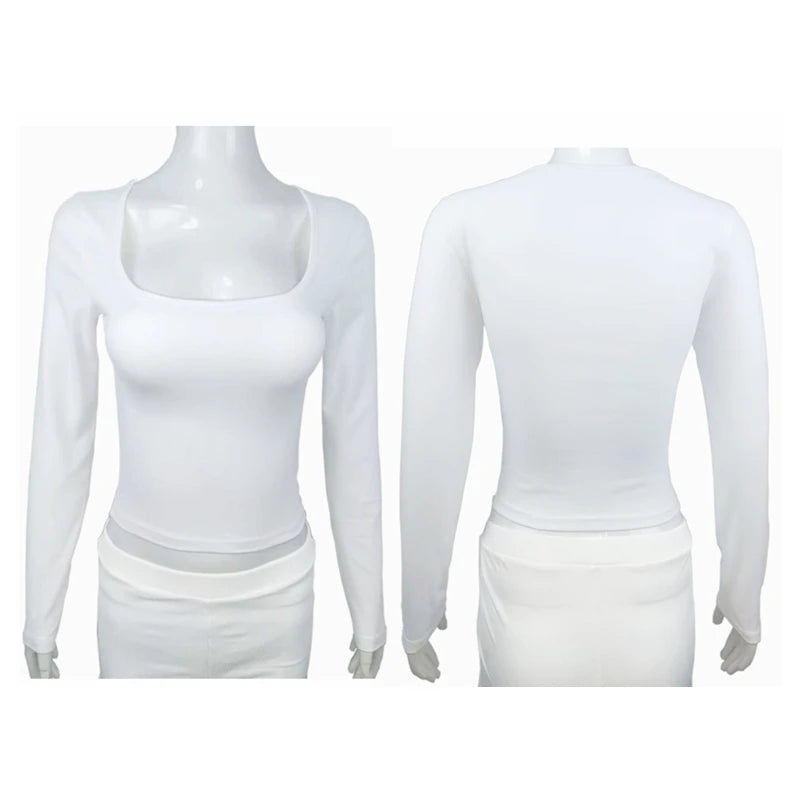The Hither Green Square-Neck Slim Top