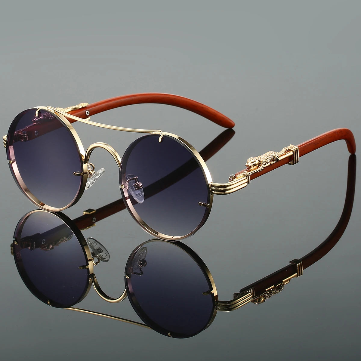 The Northwick Park Round Double-Bridge Sunglasses