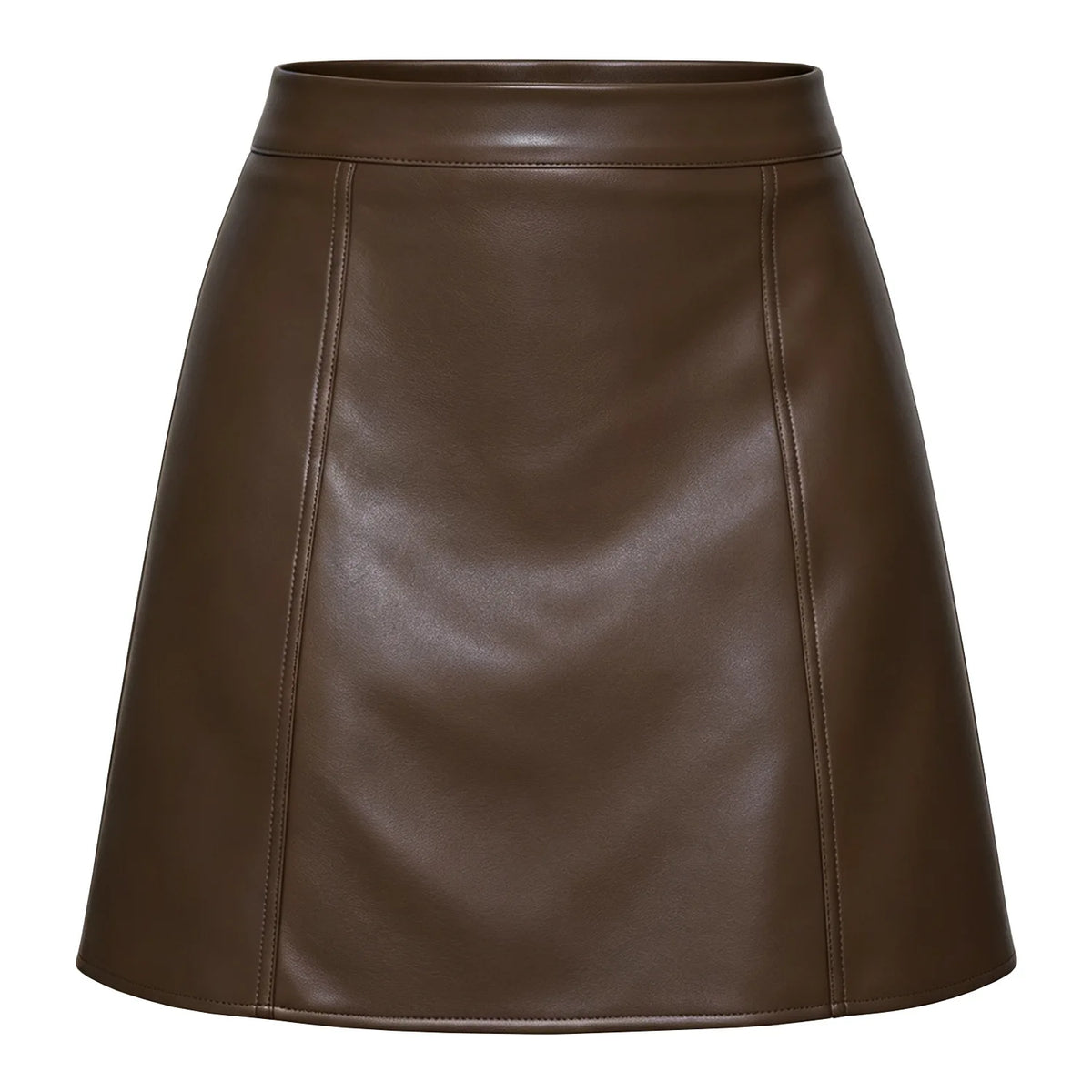 The Tottenham High-Waist Leather Skirt