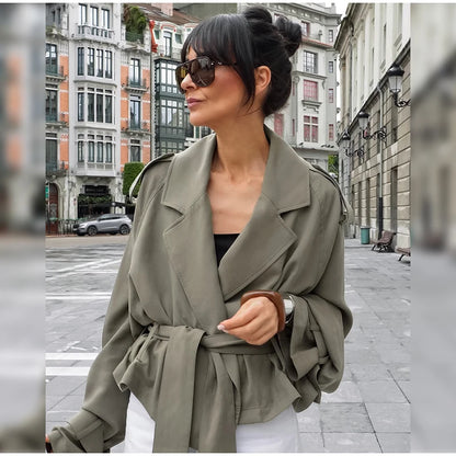 The Gospel Oak Belted Trench Coat