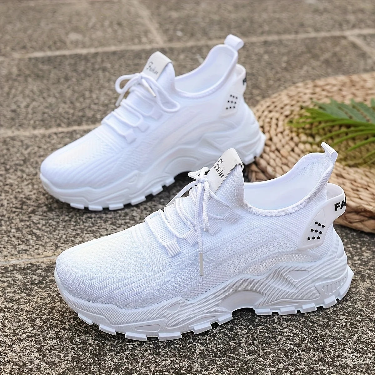 The Whitton Knit Soft-Sole Trainers